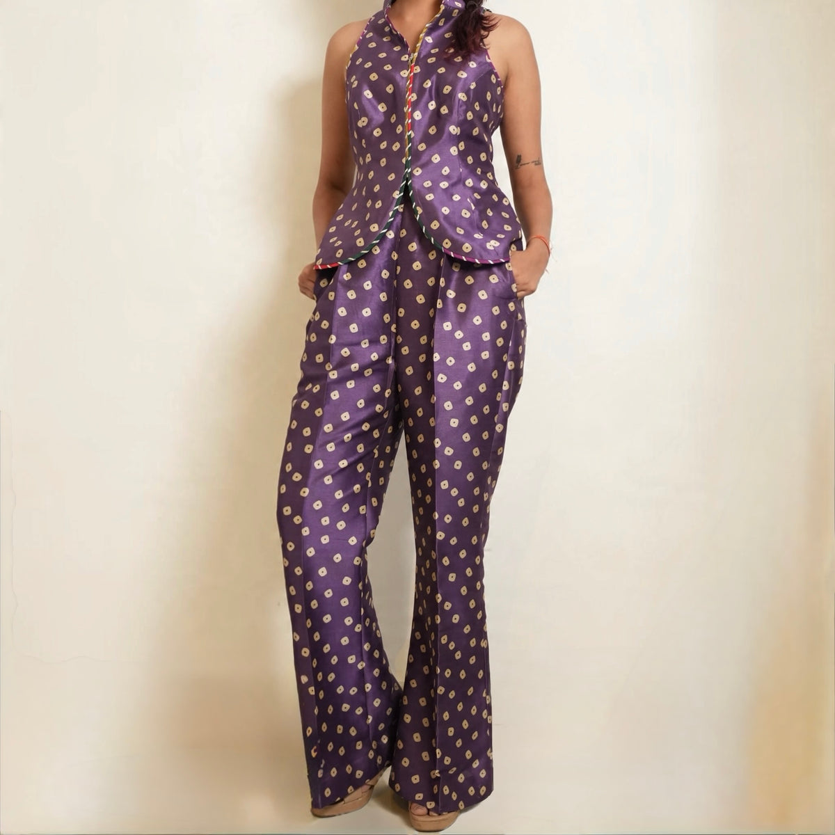 Jamun Pop - Jacket with Bell Bottoms