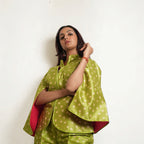 Pista Leher  - Cape with Bell Bottoms