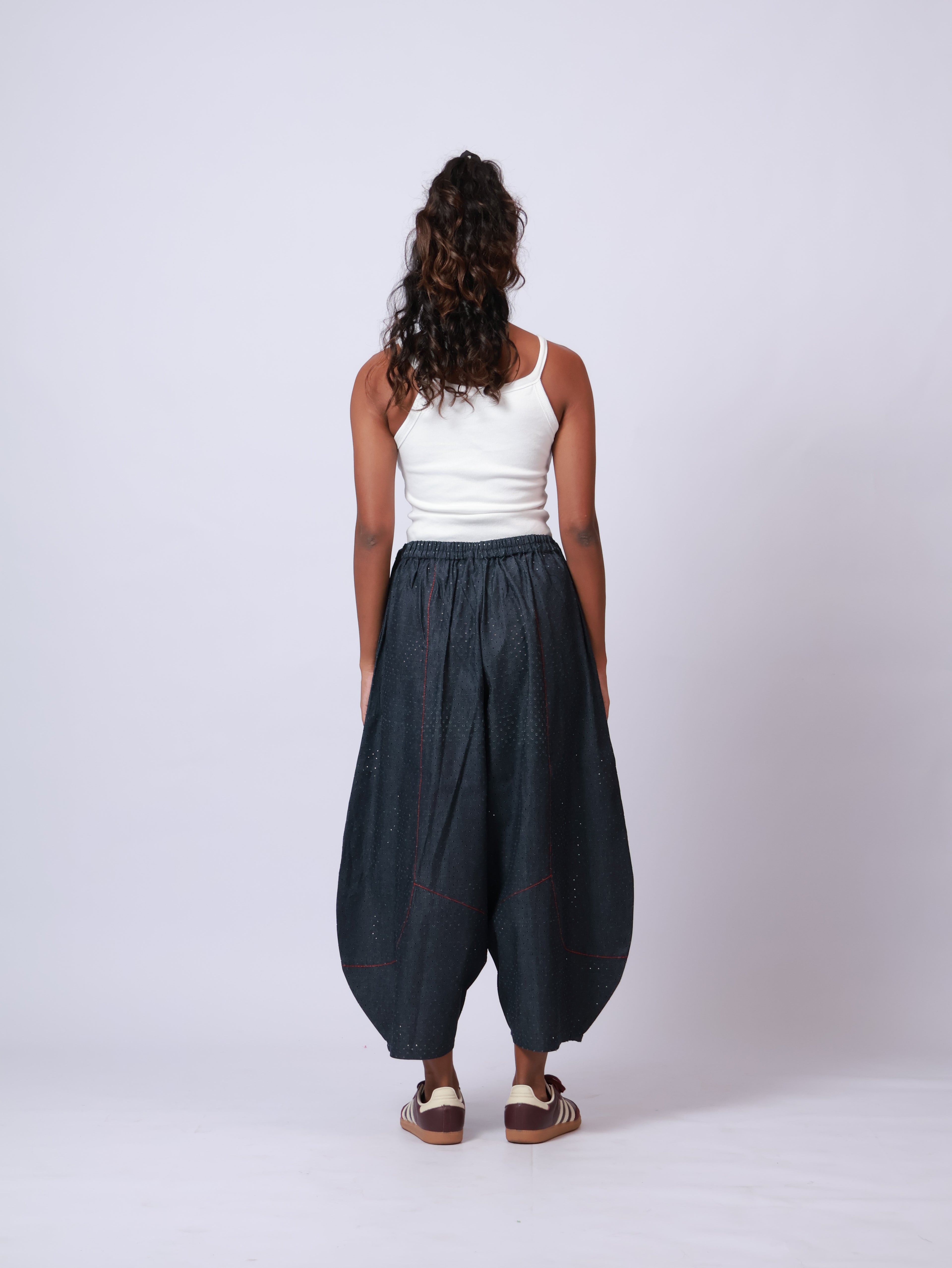 Denim Balloon Pants