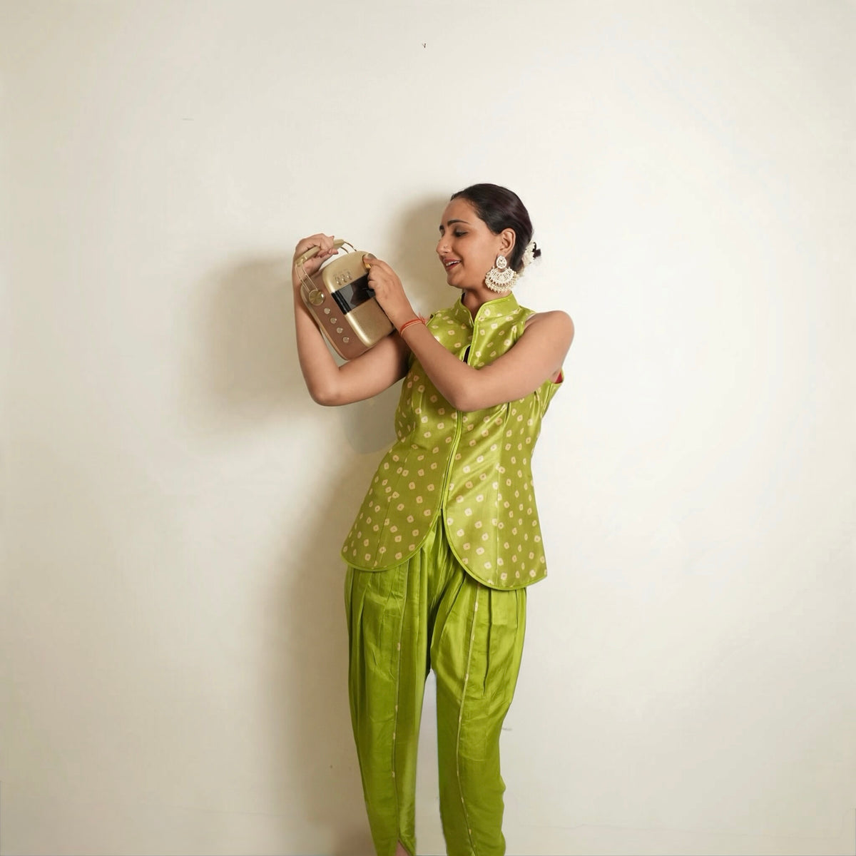 Pista Swag- Dhoti Set