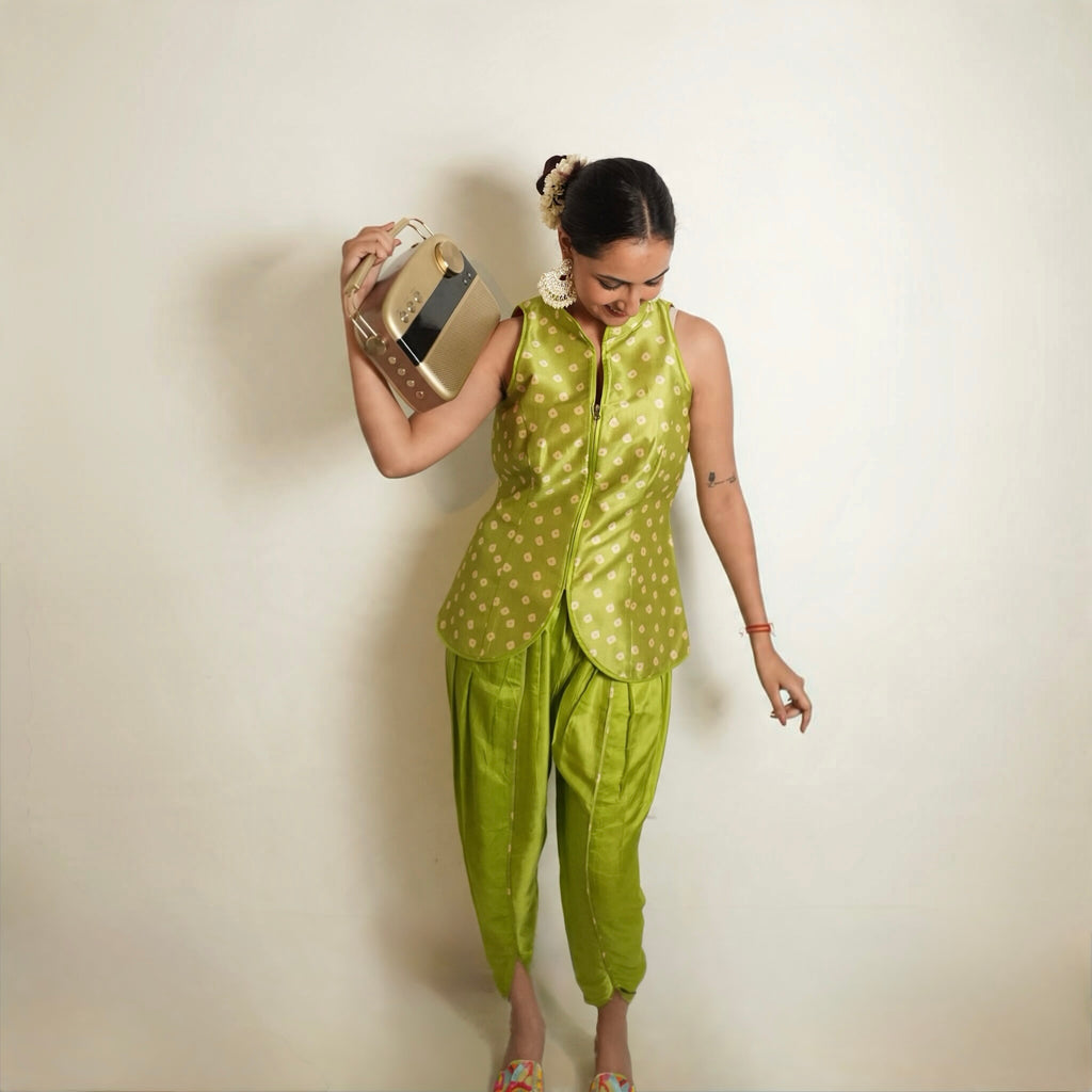 Pista Swag- Dhoti Set
