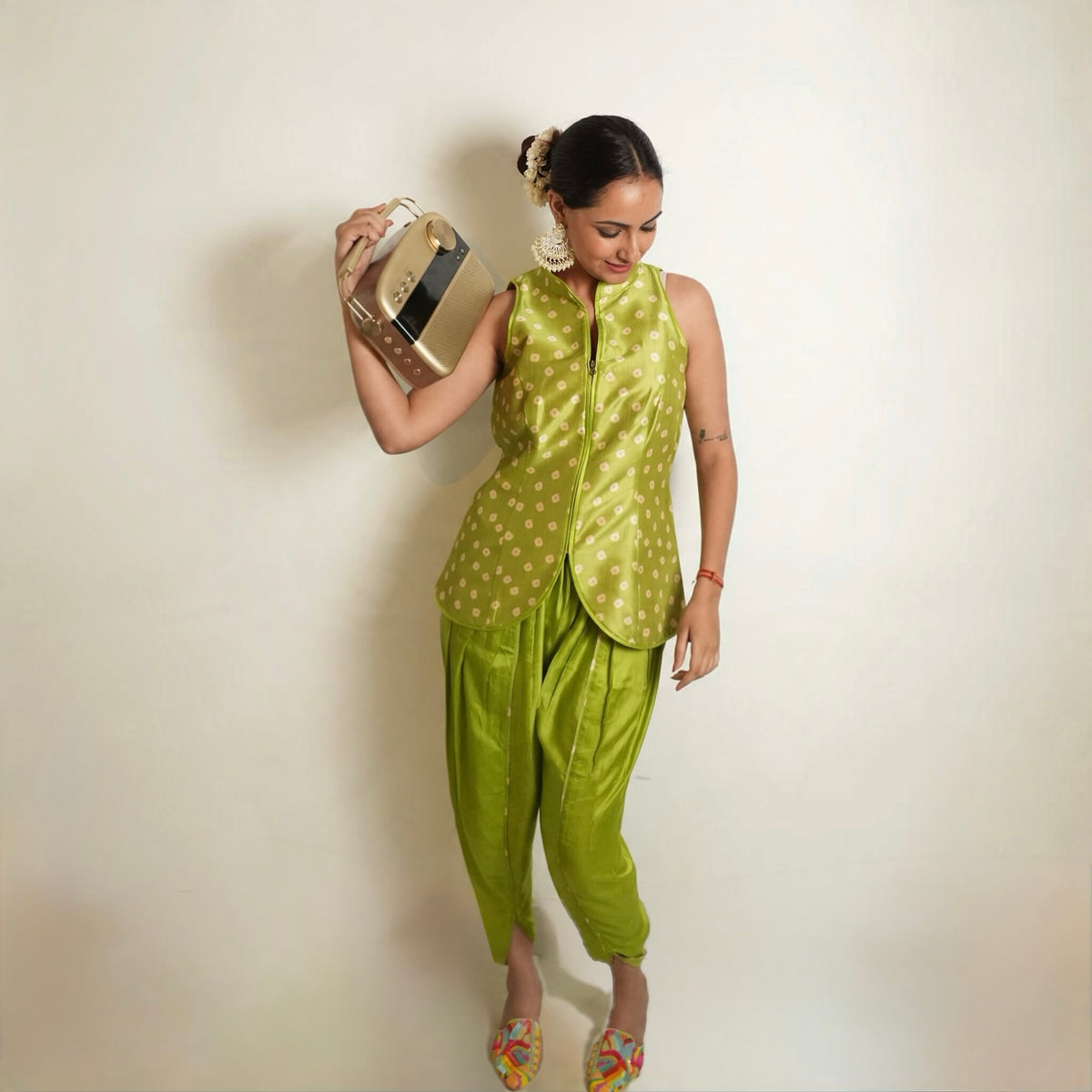 Pista Swag- Dhoti Set
