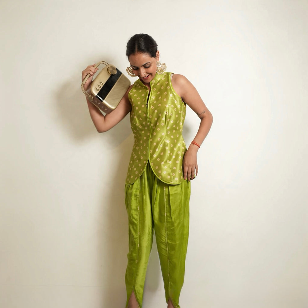 Pista Swag- Dhoti Set