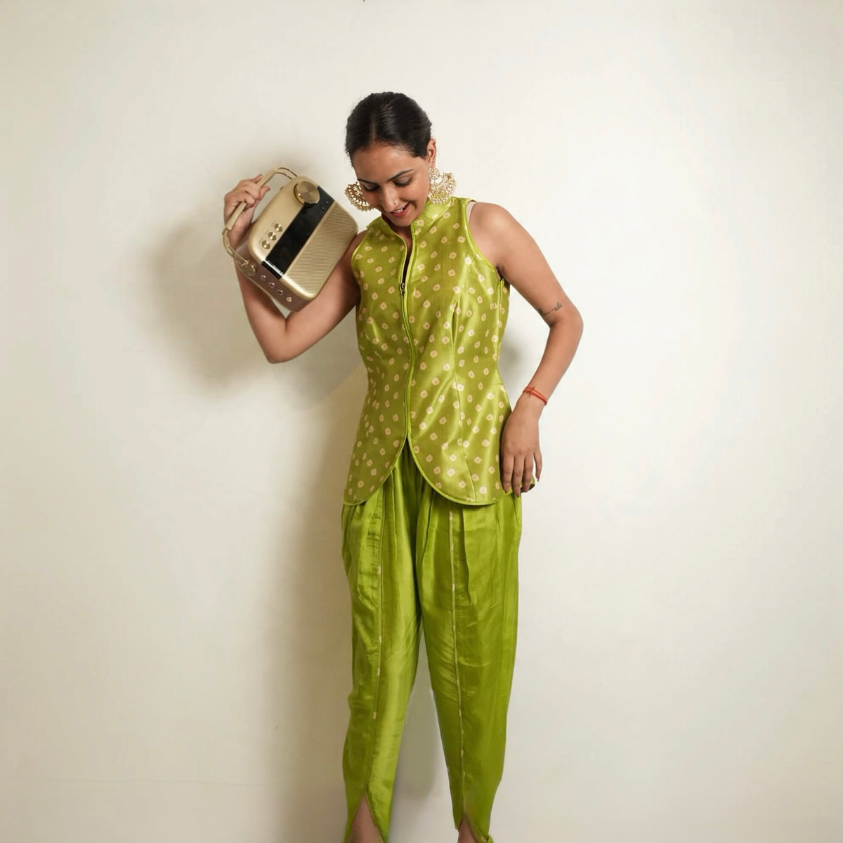 Pista Swag- Dhoti Set