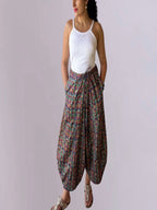 Multi Color  Balloon Pants