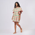Ruffle Print Dress