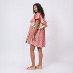 Ruffle Gulabi Dress