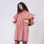 Ruffle Gulabi Dress