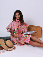 Ruffle Gulabi Dress