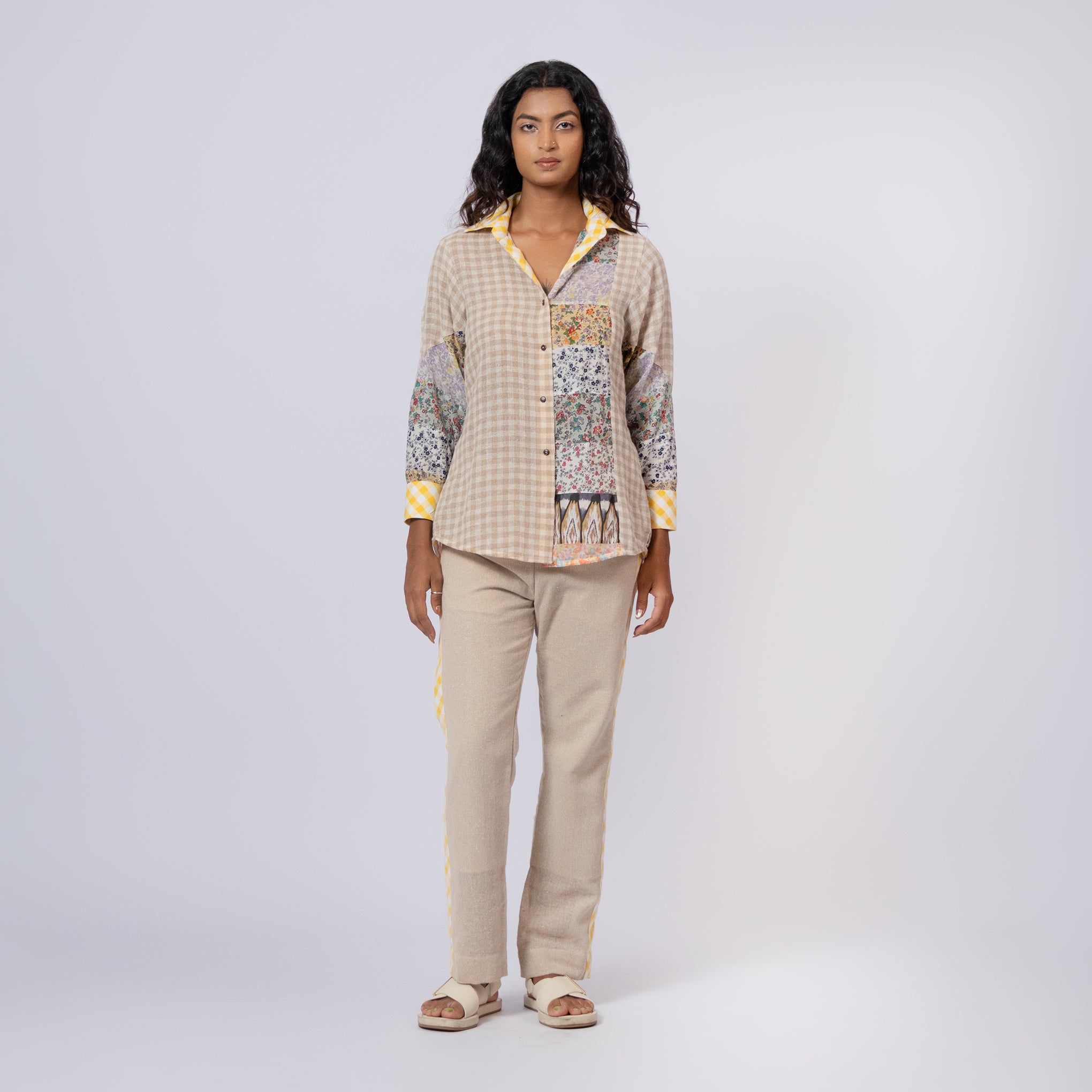 Jute Meets Gingham Set