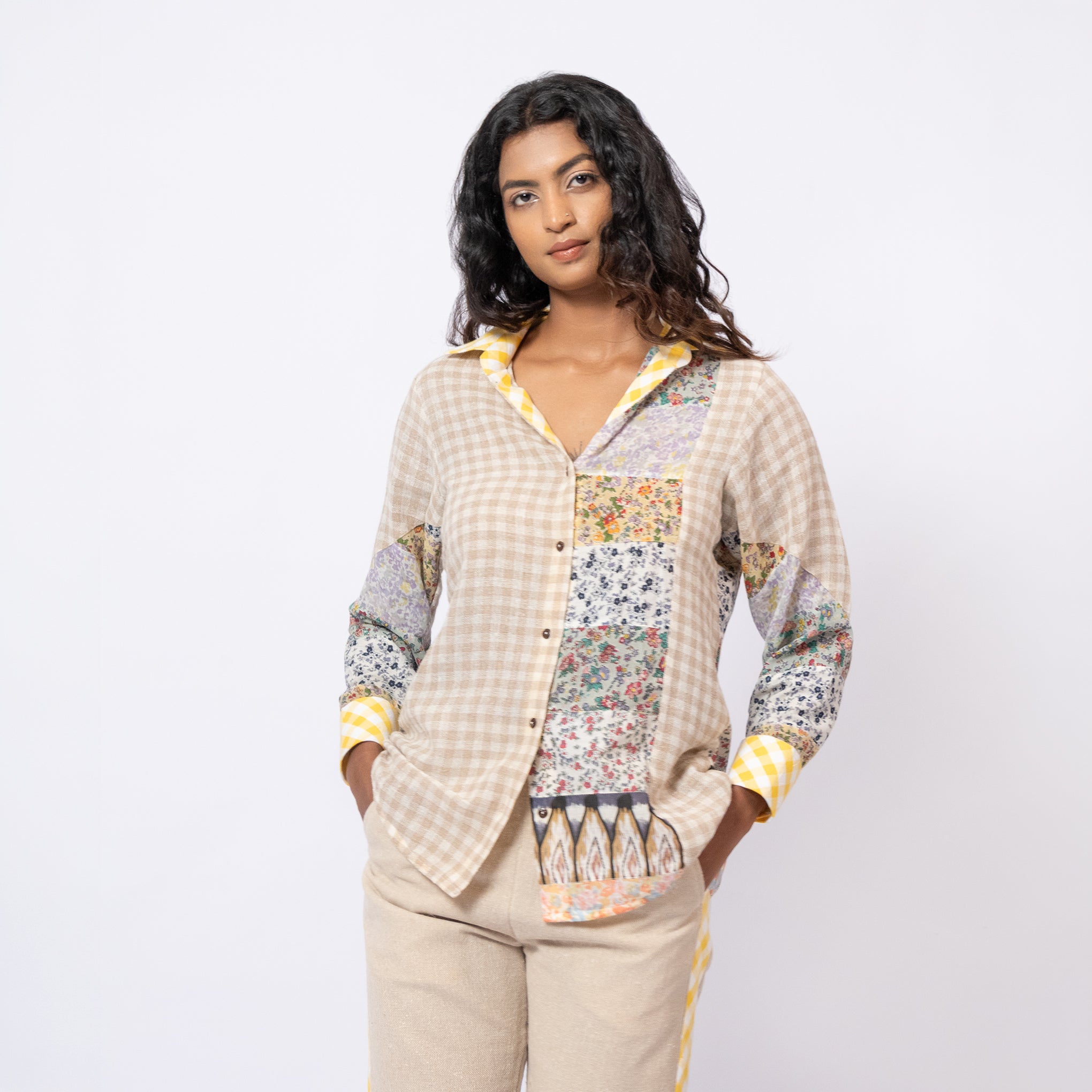 Jute Meets Gingham Set