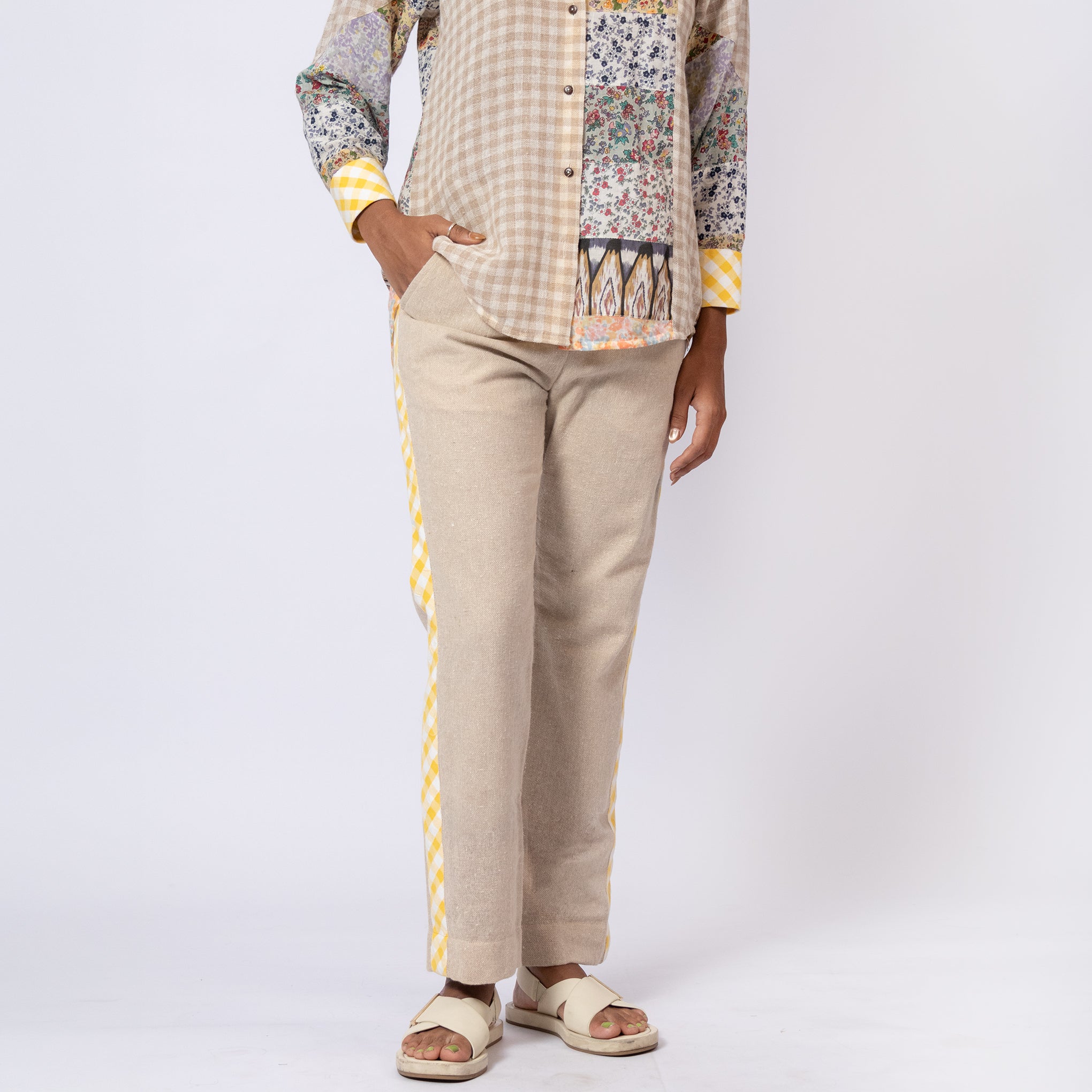 Jute Meets Gingham Set