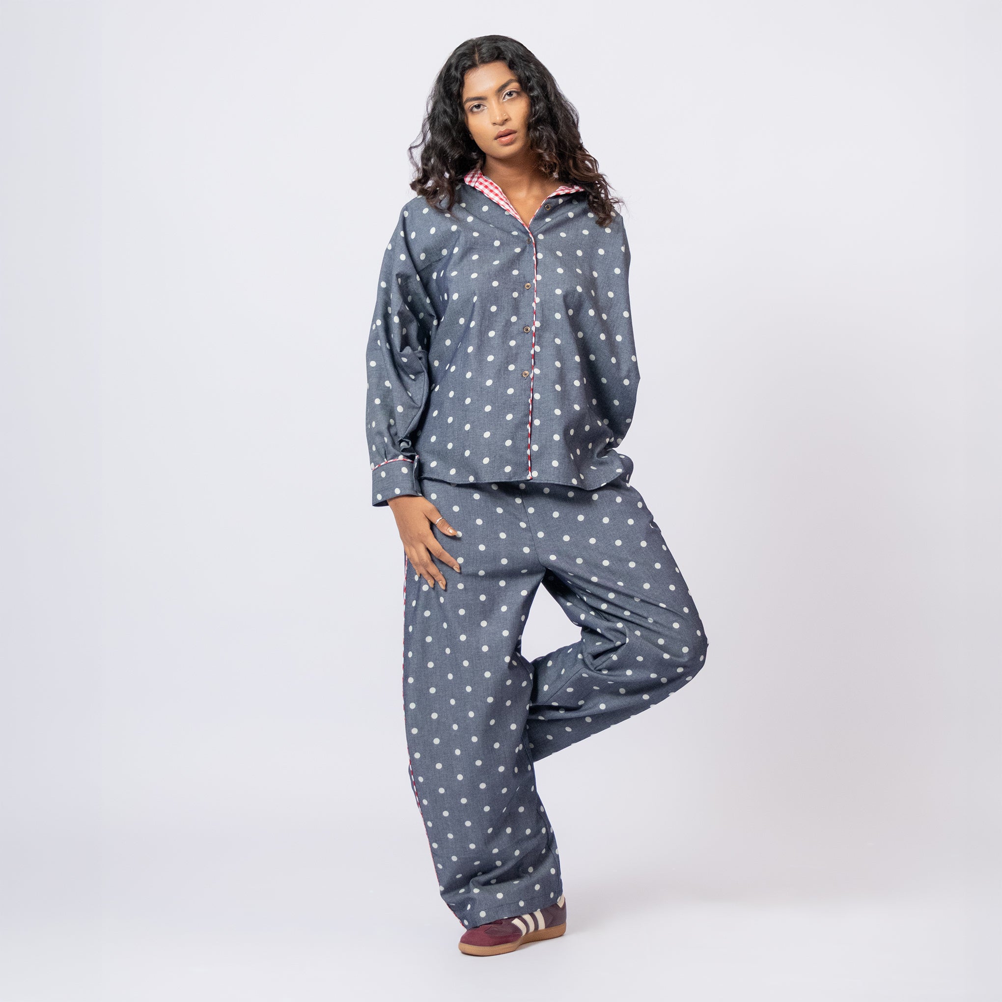 Denim Dot Set — Maa Edition