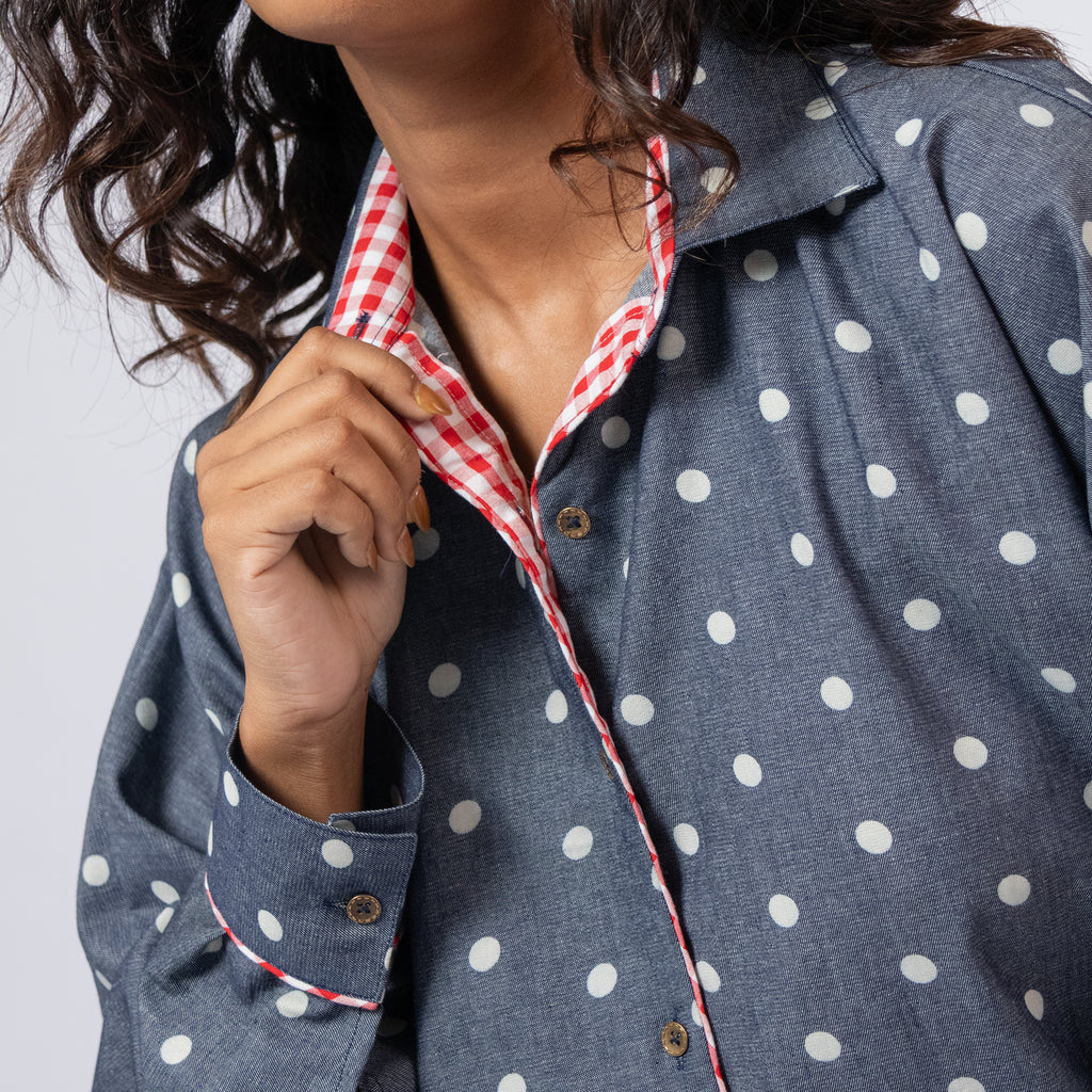 Denim Dot Set — Maa Edition