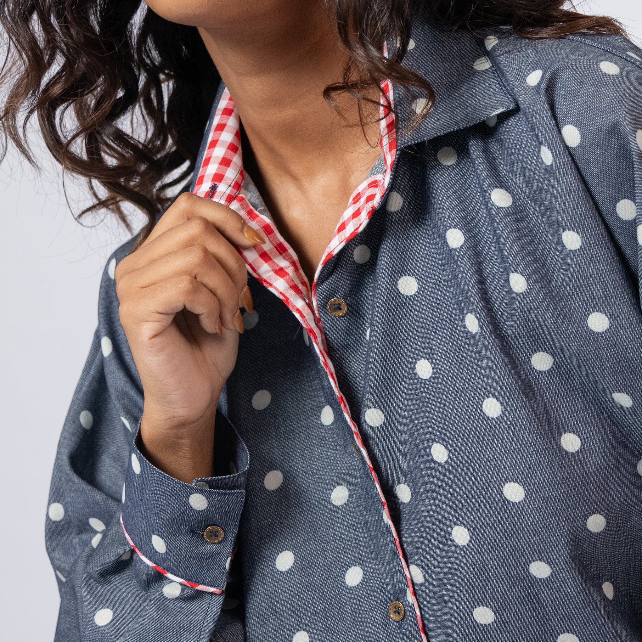 Denim Dot Set — Maa Edition