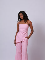 Pink and White Ghingham Co-ord