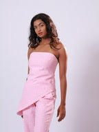 Pink and White Ghingham Co-ord