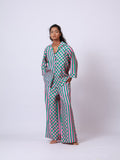 Pink and Green Full sleeves Co-ord