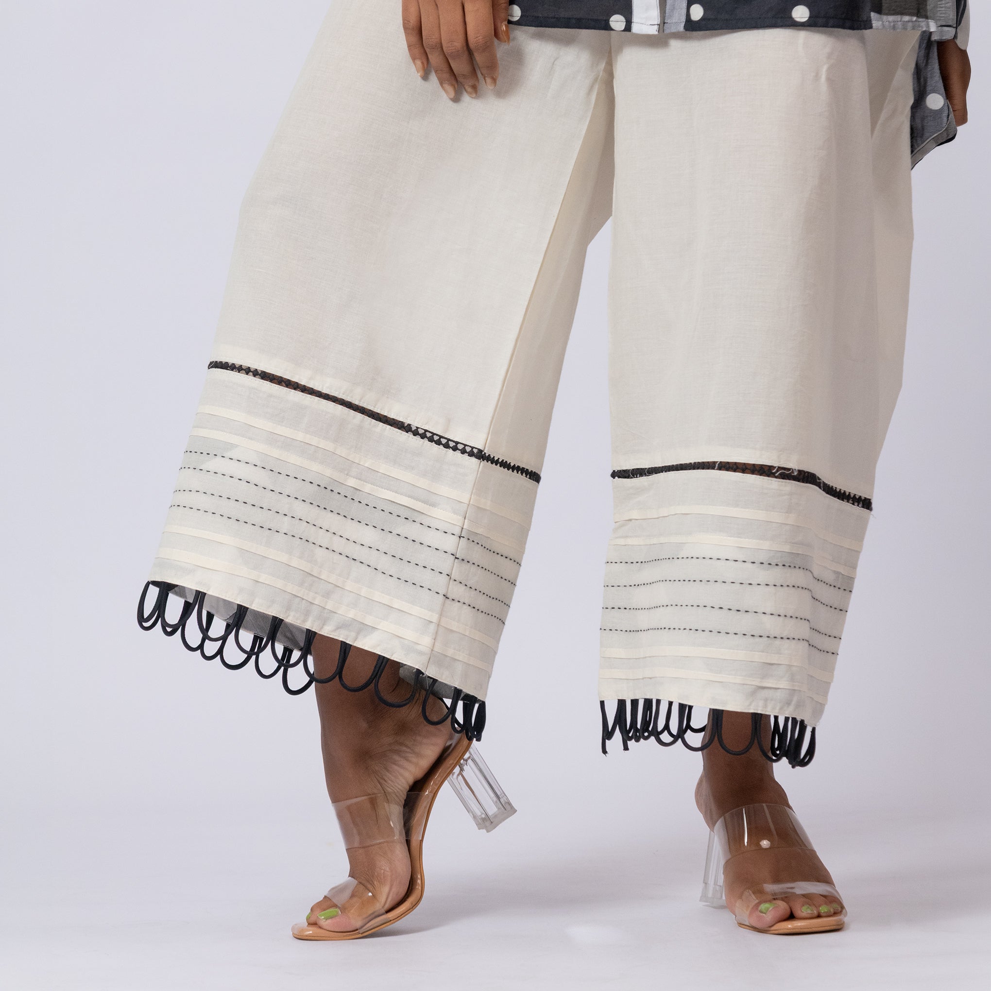 Chanderi Dot Set