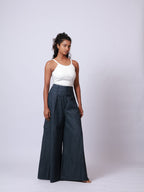 Denim Flowy Pants