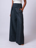 Denim Flowy Pants