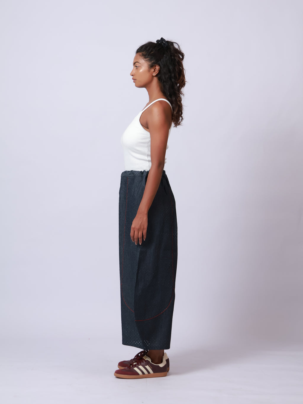 Denim Balloon Pants