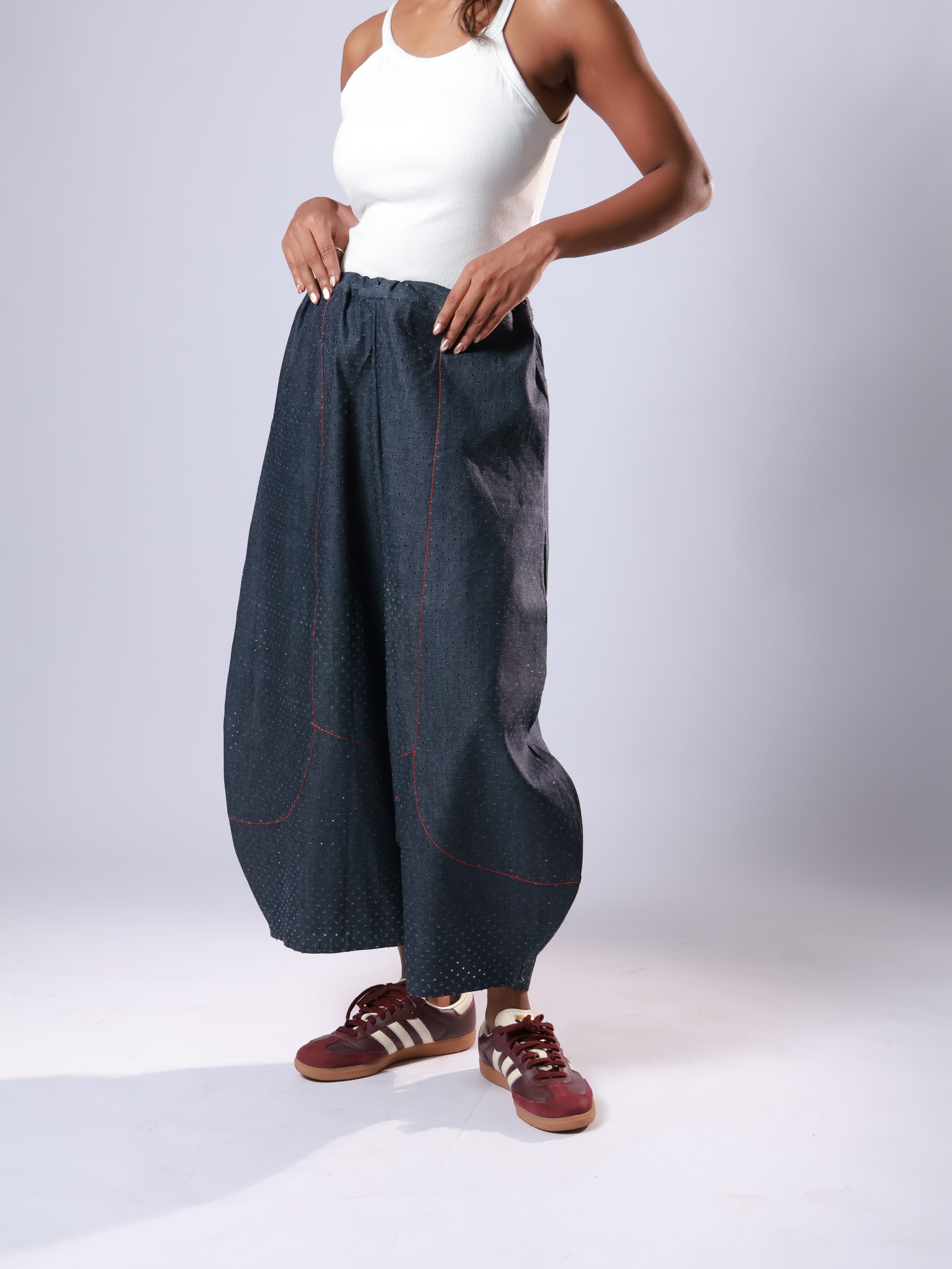 Denim Balloon Pants