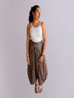 Multi Color  Balloon Pants