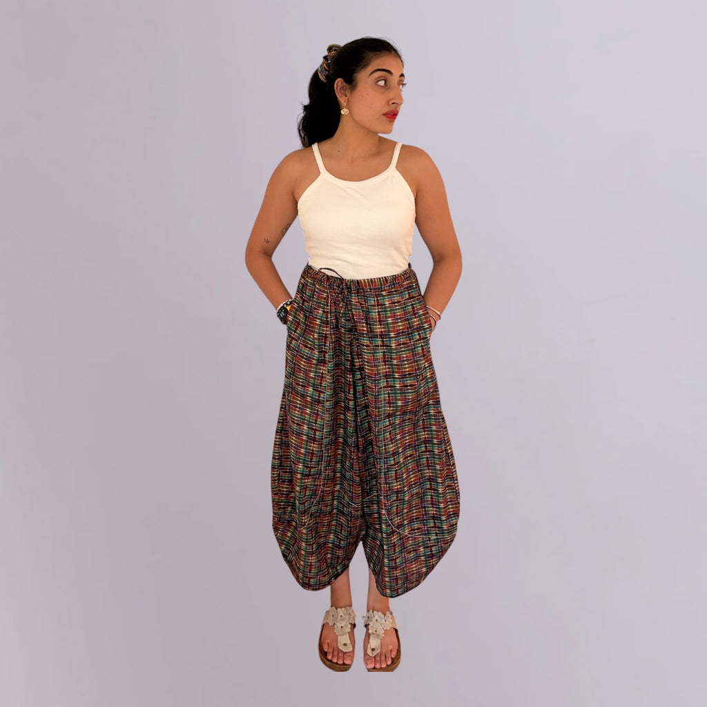 Multi Color  Balloon Pants
