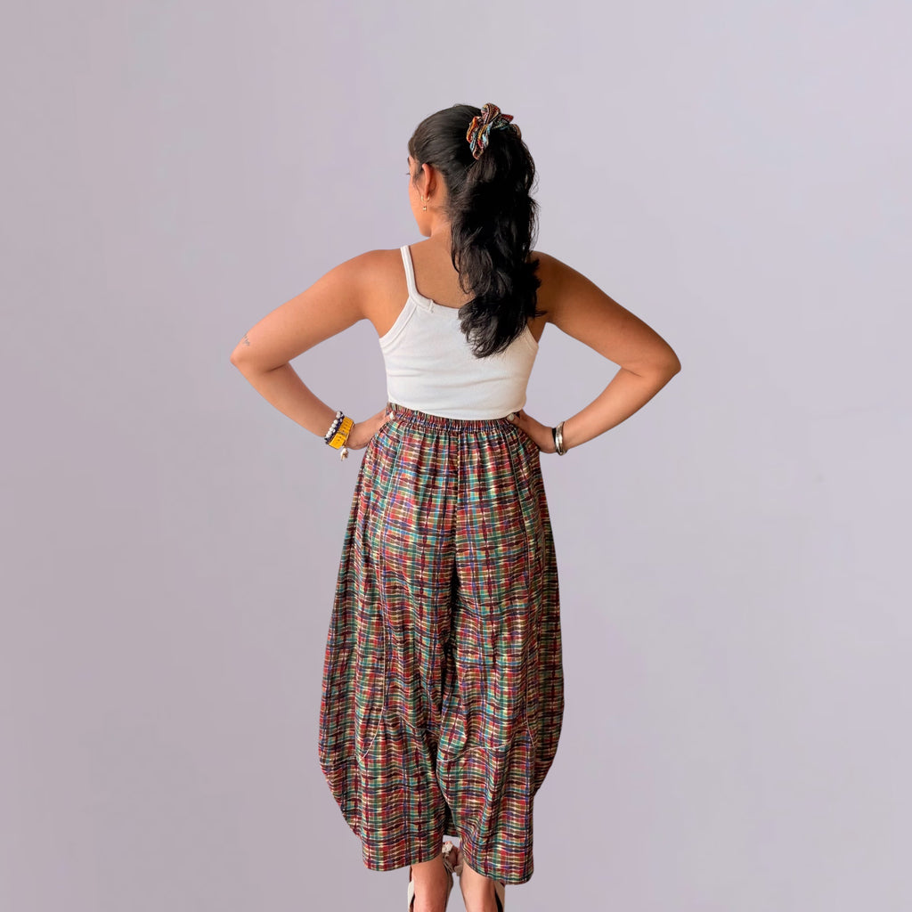 Multi Color  Balloon Pants