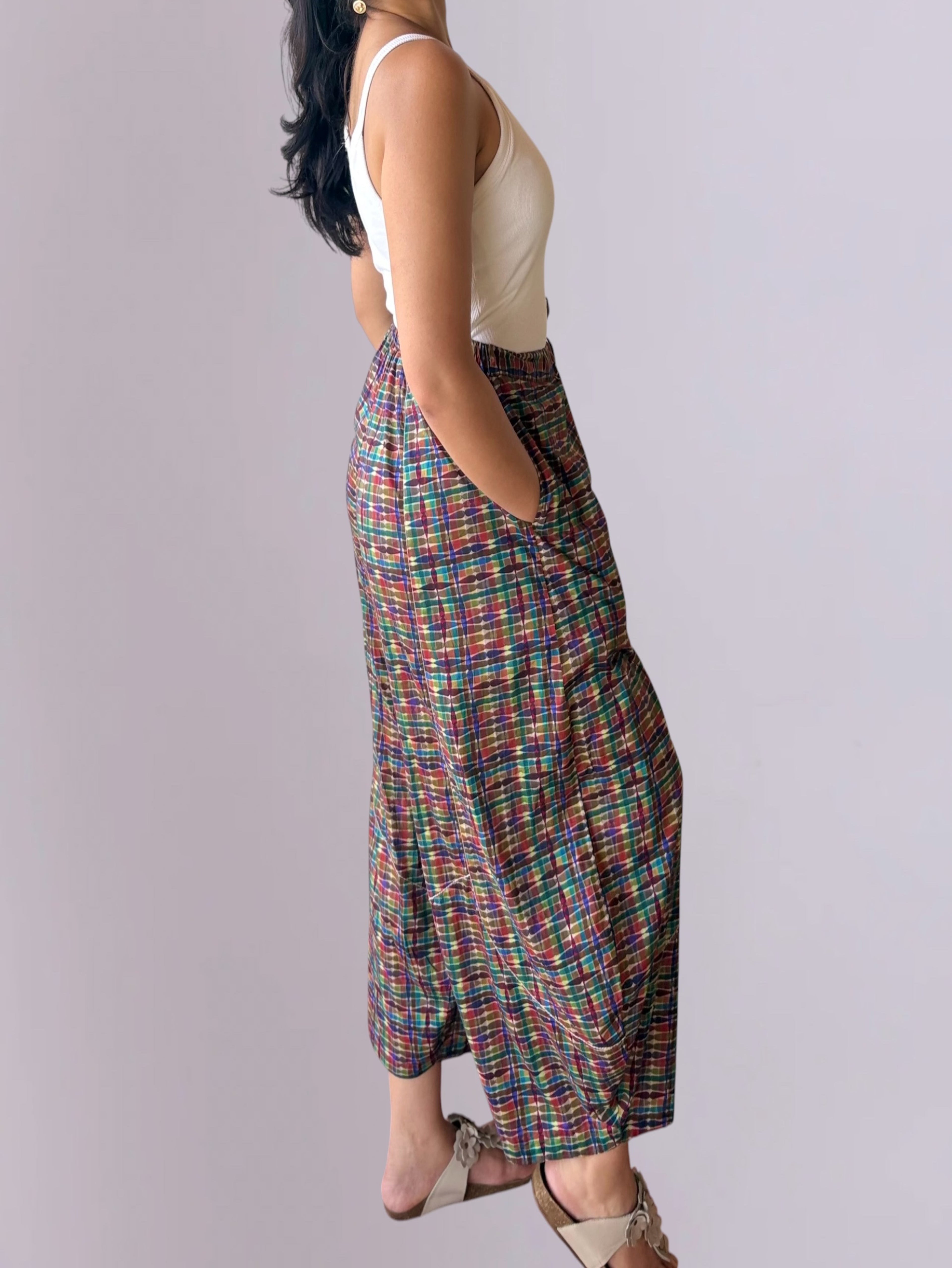 Multi Color  Balloon Pants