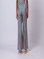 Pink and green Pants